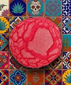 Large Polvoron Pink Mexican Cookie 10 ct