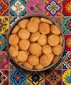 Cinnamon Pan De Polvo Traditional Mexican Cookie Tin